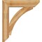 Ekena Millwork Thorton Slat Rough Sawn Bracket w/ Offset Brace, Western Red Cedar, 8"W x 34"D x 38"H BKT0806X34X38THR06RWR - alternate 2